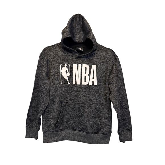NBA Other - NBA Hoodie Boys Large 14-16 Heather Gray Basketball Sporty Pullover Sportswear